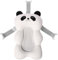 Coussin de bain pour bébé coussin de bain doux et sûr pour bébé coussin de bain réglable en forme de panda mignon coussin de soutien de baignoire universel pour bébé