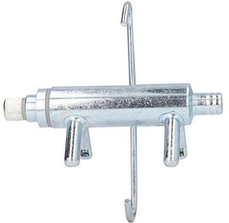 Milking Claw Piston Milking Claw Milking Machine Collector Large Cup Hole Fast Milk Collection Iron Galvanized Durable Resistant for Dairy Cattle Farm