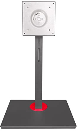 YZYSHA TV Stand Single Monitor Mount, Single Desk Monitor Arm Mount Stand Fit for 19 Inch to 27 Inch Computer Screen, VESA 75x75mm/100x100mm