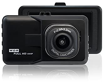 Streetwize 3-Inch TFT Display Full HD Dash Cam With G-Sensor & Parking Mode, Suction Cup Mount, HDMI Output (SWREC8)