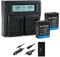 2 x Blumax DMW BLG10e Battery 1025 mAh + Dual LCD Charger - Panasonic Lumix DC-TZ95D DC-GX9 TZ202 TZ91 DMC TZ101 TZ81 GF6 GX7 GX80 LX100 G110
