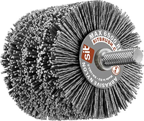 Sit Tecnospazzole 870 Spazzola per Trapano a Filo Ondulato in Nylon, XL