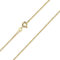 MATERIA Venezianerkette Gold Damen - Halskette 925 Silber vergoldet Goldkette 1,2mm für Frauen Mädchen in Box K100, Länge Halskette:40 cm