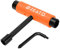 Zeato All-in-One Skate Tools Werkzeuge für Skateboards Multifunktionale Tragbar Longboard T Tool Zubehör mit T-Type Schlüssel und L-Type Kreuzschlitz-Schlüssel Schraubenzieher, Upgrade-Orange