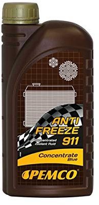 ECD Germany 1 litro di Pemco Antifreeze 911 Antigelo per Radiatori Concentrato Blu -40 Refrigerante