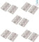 Golden Grace Butt Hinges in Chrome Finish, Timber Door Hinge - 5 Pairs - 75mm 3