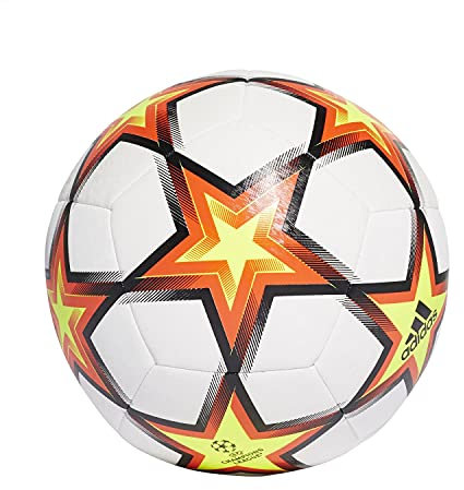 adidas GU0206 UCL Finale 21 Fußball, White/Solar Red/SolarYellow/Black,5