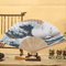 Éventails Pliants, Ventilateurs Pliables, Eventail Japonais, Ventilateurs Pliables Ventilateurs Portatif Éventails Japonais Ventilateur à Main en Soie pour Danse, Cadeau et Décoration Murale, 21cm