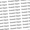 Namensaufkleber Erwachsene Altenheim, Pflegeheim & Krankenhaus - 36x7 mm - 150 Sticker personalisierte Namensetiketten für Eigentum, Bücher, Möbel, Hausschuhe, Brillenetui, Gehstock - weiß