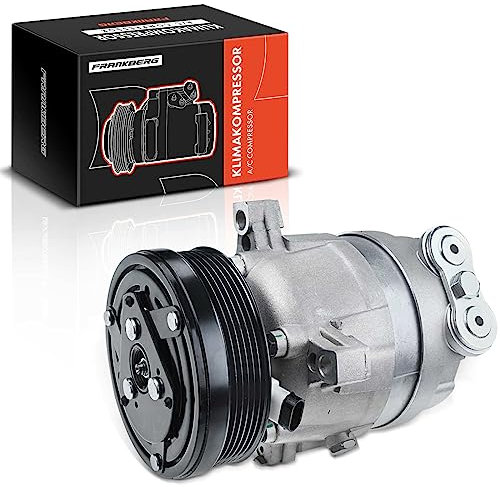 Frankberg Compresor de aire acondicionado con embrague Compatible con Astra F T92 Astra F Cabriolet T92 Astra F Caravan T92 Astra F CC T92 Calibra A C89 Vectra A J89incl. aceite premezclado