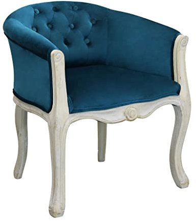 MilaniHome.it - poltrona vintage in velluto di design moderno vintage cm 61x61x71 h