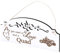 Schild Quad Deko 20x10cm - All you need is Love and a Quad - Holz Wanddeko Dekoration Wand