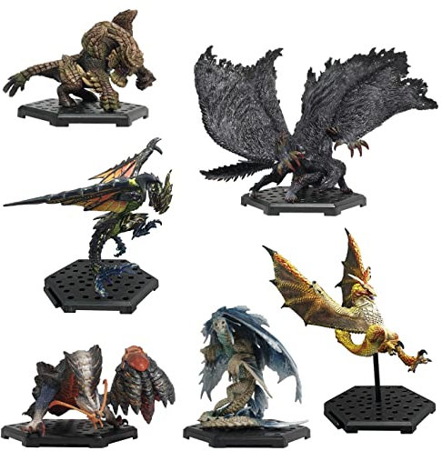 Capcom Figure Builder Monster Hunter Standard Model Plus Vol. 23 Box Produkt, 6 Typen, 6 Stück, Bonusteile, PVC ABS