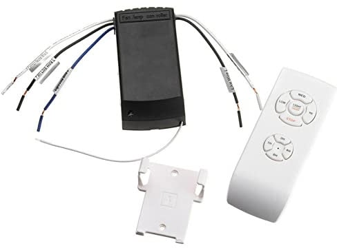 Kisbeibi Kit Telecomando Universale Senza Fili, Ventilatore da soffitto, 110 V/220 V, con 3 velocità e 4 impostazioni di temporizzazione