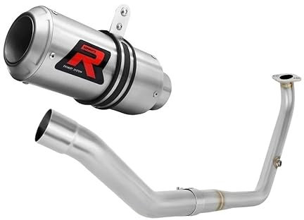 DOMINATOR Auspuffanlagen Schalldämpfer GP kompatibel mit MT 125 2021-2022