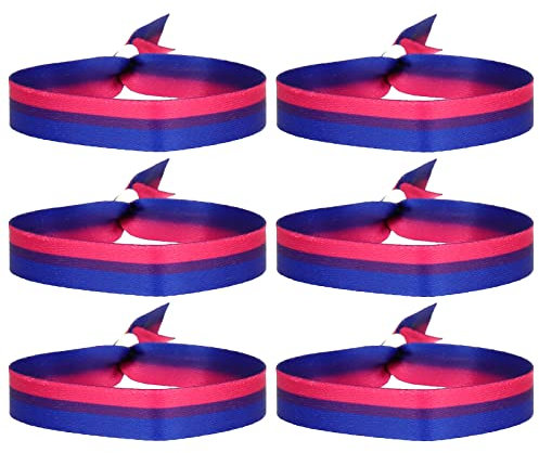 6 Stück Bisexuelle Armband, Bisexuelle Partyeintritt Armbänder, LGBTQ armband, Bisexuelle Accessoires, Festival Armbänder, Eingangshandgelenk für Party, Events