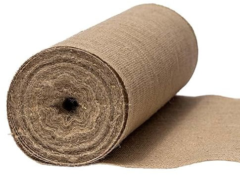 Chemin de Table Toile de Jute 40 cm 280g/m², Rouleau de 25m