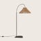 LEDKIA LIGHTING - Stehleuchte Aussen Montreal | Handgefertigter Seillampenschirm | Geeignet für E27-Glühbirnen | IP44 Schutz für Innen & Außen, Natürlich, Seil, Metall