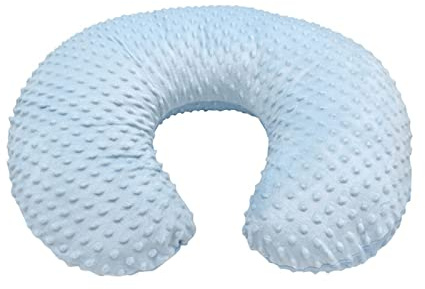 Ejoyous Funda de Almohada para Alimentación de bebé, Cómoda Funda de Almohada de Lactancia en Forma de U para una Experiencia de Alimentación Limpia y Acogedora (Cielo Azul)