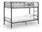 GuyAna Etagenbett Schwarz Metall 90×200 cm Bunk Beds Twin Over Double Kinderbett 90x200 Metallbett