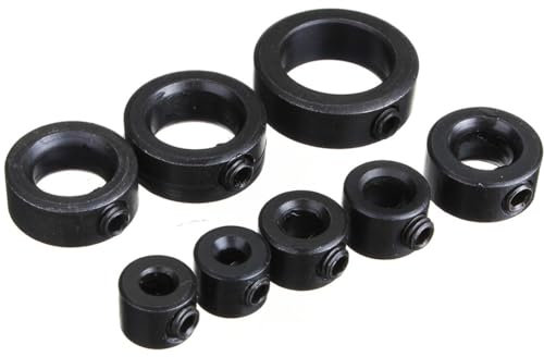 EIHI 8 Stück Bohrtiefenbegrenzer, begrenzen Sie die Tiefe des Bohrers, Bohrer Tiefenanschlag,Tiefenanschlag Tür Bohrer, Mit Sechskantschlüssel, Für Holzbearbeitungsbohrarbeiten