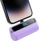 Feob Mini Power Bank per iPhone, 5200mAh 20W PD Caricabatterie Portatile Ultra Compatto Powerbank Batteria Esterna con LED Display Compatibile con iPhone 14/14 Pro Max/13 Pro/13/12/11/XR/XS/8/7-Viola