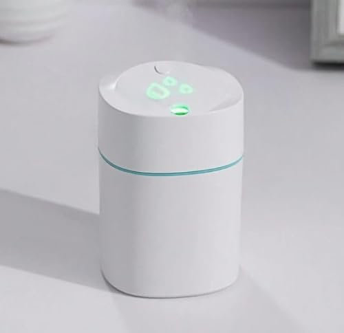 Humidificador y Difusor de Aromas. Ultra silencioso. Mini Difusor De Aroma Portátil, Silencioso De Niebla Fría, Usb De 200 Ml