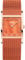 BERING Damen Quarz Uhr | Armbanduhr 26 mm roségoldenes Edelstahlgehäuse und Oranges Zifferblatt | Milanaisearmband | Saphierglas | 5 ATM | 10426-565-S