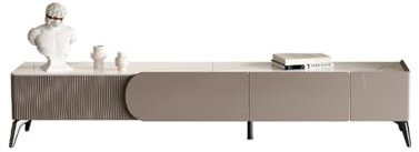 XXAD553TY Fernsehtisch Minimalistischer Schiefer-Couchtisch, TV-Schrank-Kombination, Heim-Wohnzimmer, Heller Luxus, einfacher, moderner Wohnzimmer-Bodenschrank TV Board