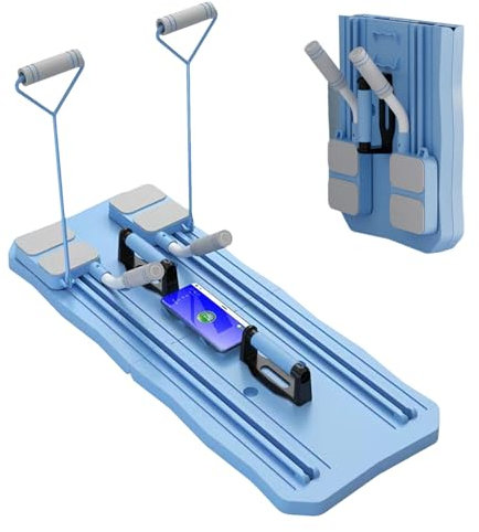 Pilates Reformer | Faltbare Pilates Brett Für Zuhause | Rad Für Bauchmuskeltrainer | Tragbare Pilates Maschine | Multifunktionales AB Trainer Fitness Geräte Zuhause - Pilates Zubehör