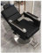 WKXTECZT Friseurstuhl Mit Kopfstütze, Friseursessel Höhenverstellbar Kippbar Für Herren Damen, Friseureinrichtung Bedienungsstuhl Vintage Retro, Kunstleder,D