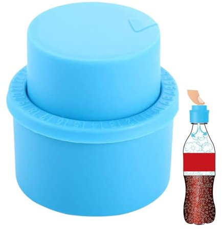 Soda Saver Cover - Soda Fizz Keeper | Soda Bottle Lid Saver | Reusable Soda Pump Fizz Keeper | Push Type Saver Lid | Beverage Bottle Covers Stoppers | Soda Can Lids Bottle Covers for Camping