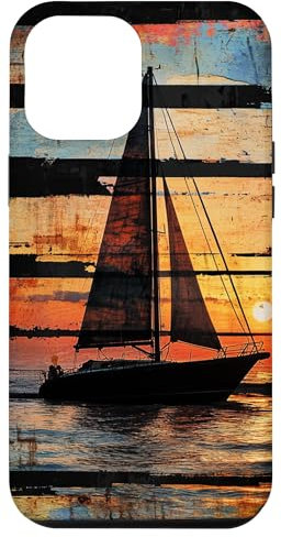 Vintage Sailing Sailboat in Ocean Case for iPhone 12 Pro Max
