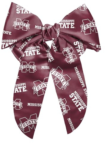 Littlearth NCAA Mississippi State Bulldogs Big Bow Hair Clip