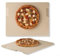 ROCKSHEAT Pierre à pizza, 38,1 x 30,5 cm, pierre à pizza rectangulaire pour four, barbecue, pierre de cuisson en cordiérite pour pain, pierre de cuisson unique intégrée à 4 poignées