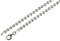 SILBERMOOS Damen Kette Collier Blumen Blüten diamantiert Qualitätskette aus Italien 925 Sterling Silber 42 45 cm, Länge:42 cm