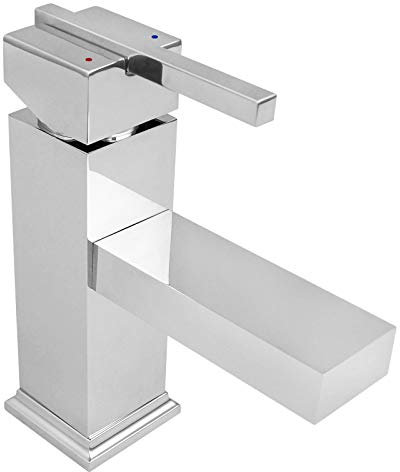 Welfenstein Waschtischarmatur WT-QM eckig Wasserhahn Armatur