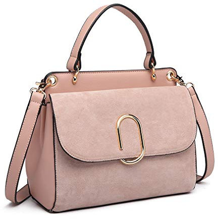 Miss Lulu Handtasche Klein Henkeltasche Damen Elegante Schultertasche Umhängetasche Kunstlerder Shopper