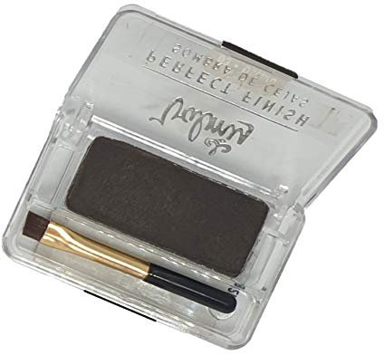 Valmy Sombra de Cejas Perfect Finish con Aplicador Angular – Aplicador Profesional y Natural de Larga Duración para Cejas Poco Pobladas (Oscuro)