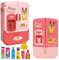 Educational Dollhouse Miniature Side-by-Side Fridge Playhouse Accessories Mini Realistic Furniture Model Refrigerator Toy