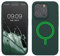 kwmobile TPU Silicone Case Compatible with Apple iPhone 15 Pro - Case Magnetic Cover - Compatible with MagSafe - Moss Green
