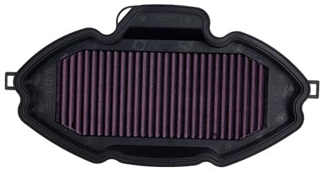 MOTOMASTER Filtro dell'aria pulibile per moto compatibile con Honda NC 700/750 X/S / 17210-MGS-D30