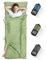 LSTRAGY Hüttenschlafsack, Upgegradeter Hüttenschlafsack mit durchgehendem und Fußreißverschluss, 2in1 Hüttenschlafsack aus Mikrofaser, Ideal für Backpacking, Hostels und Hütten-220 x 95 cm