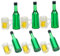 ibasenice Miniatur-bierbecher Bierkrüge Mini-Bierflaschen Mini- -Requisiten Harz-mini-bierkrüge 1er-Set Für Miniatur-szenendekor