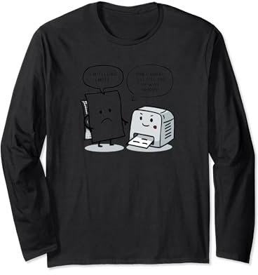 Paper & Printer - Filling the Blank Long Sleeve T-Shirt