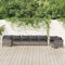 DYRJDJWIDHW europaletten,gartenmöbel Set,palettenkissen,8-TLG. Garten-Lounge-Set mit Kissen Grau Poly RattanGeeignet für Garten, Swimmingpool, Wohnzimmer, Terrasse