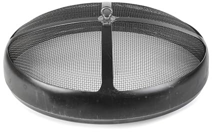 Finnwerk Lauri 70 Funkenschutzhaube, Funkenfang für Feuerschalen Durchmesser 70cm, Funkenschutz Feuergitter, schützt vor Funkenflug