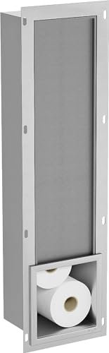 Mexen 1915, Aufbewahrung von Toilettenpapier X-Wall-B, Inox