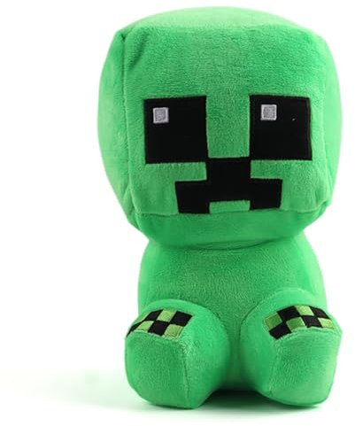 Sdjuifsd Creep Kuscheltier, Creep Plush, Minecra Kuscheltier, Creep Spielzeug Plüsch, Creep Stofftier, Creep Plüschfigur, Creep Plüschtier, Minecra Plüschtier, Minecra Stofftier 23 cm