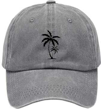 Distressed Baseball Cap Dad Hats for Men Women Vintage Washed Cotton Trucker Hat Adjustable Profile Caps New Erst Cap (Grey, One Size)